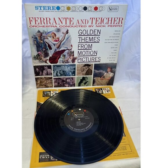 Golden Themes From Motion Pictures (Vinyl, 1962) United Artists UAS 6210 VG+ LP - Picture 2 of 10